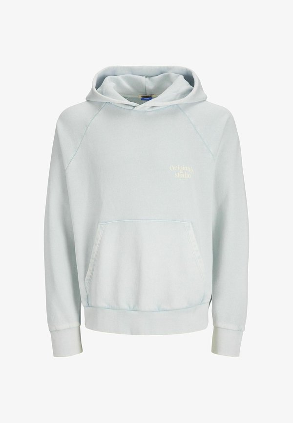 Jack & Jones Backprintet - Hoodie - skyway