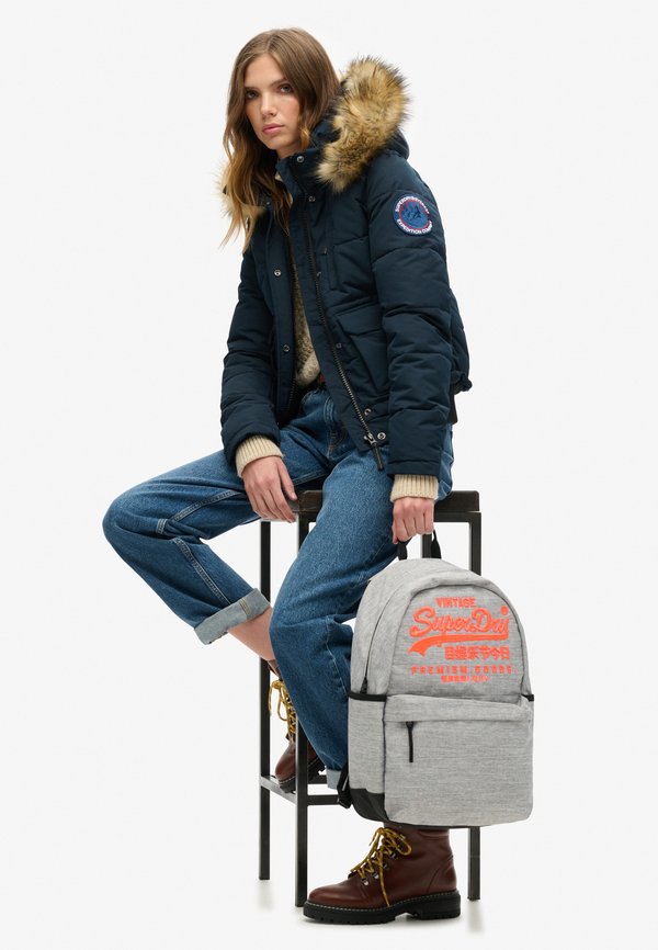 Superdry & Co HERITAGE MONTANA - Rucksack - light grey marl