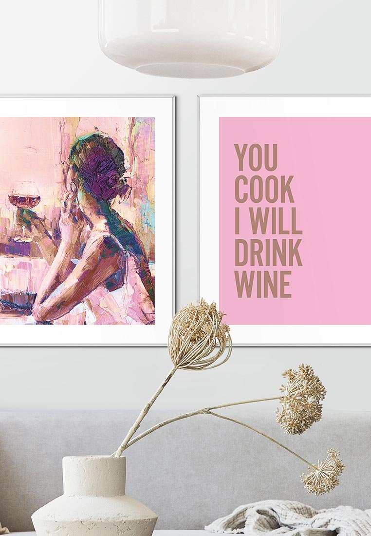 Orange Wallz WINE LOVE 2 PACK