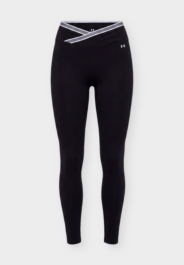 Under Armour MOTION SPORT TAPE LEGGING - Leggings - ultimate black/castlerock/white