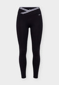 Under Armour MOTION SPORT TAPE LEGGING - Leggings - ultimate black/castlerock/white