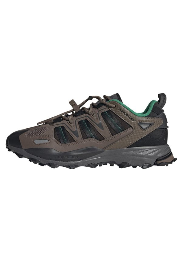 adidas Originals HYPERTURF UNISEX - Trainers - earth strata core black collegiate green
