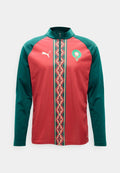 Puma MOROCCO FRMF WARM UP 1/4 ZIP TOP - National team wear - dark crimson/dark myrtle