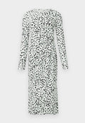 Calvin Klein RUCHED PRINTED MIDI