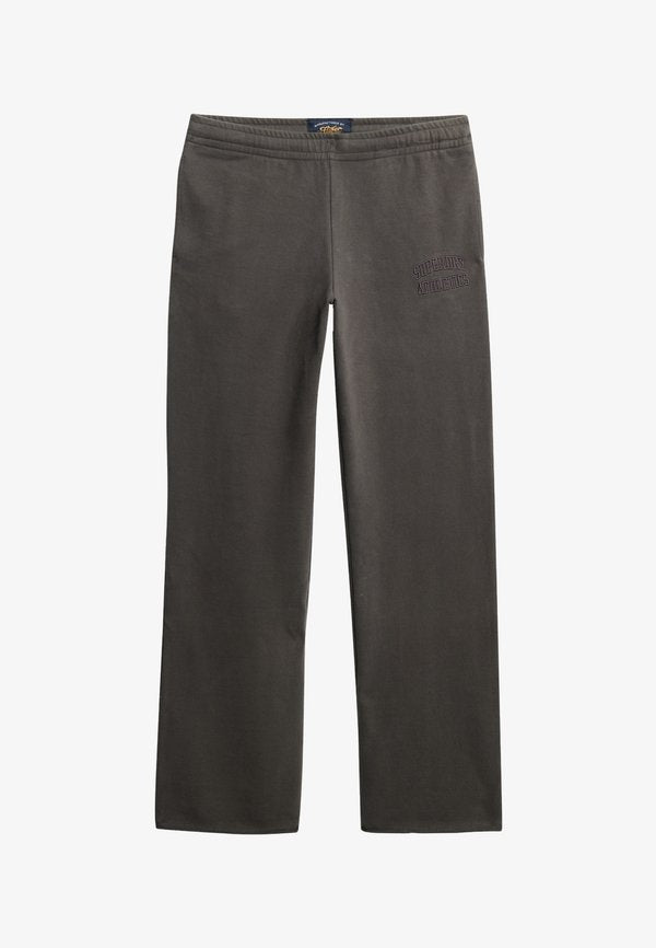 Superdry & Co ATHLETIC TONAL EMBROIDERED WIDE LEG JOGGERS - Tracksuit bottoms - richest navy