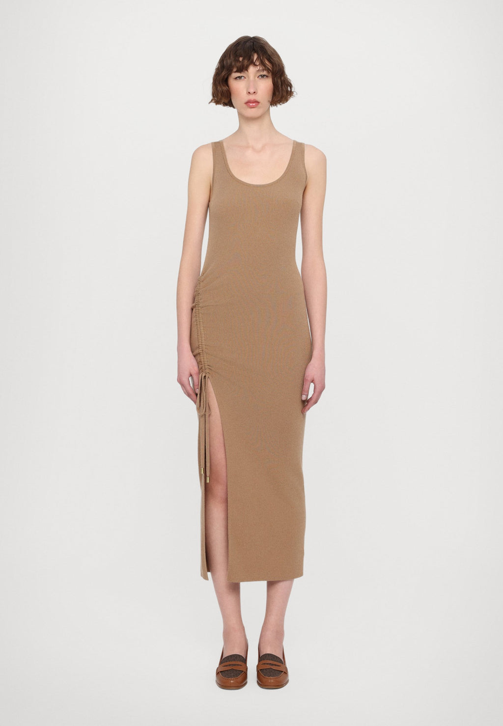 MICHAEL Michael Kors RUCHED SCOOP TANK