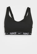 Nike Performance INDY BRA - High support sports bra - black/white