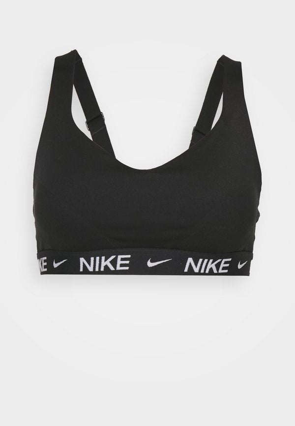 Nike Performance INDY BRA - High support sports bra - black/white