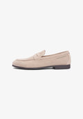 Tommy Hilfiger SUEDE FLEXIBLE LOAFERS - Slip-ons - coastal taupe