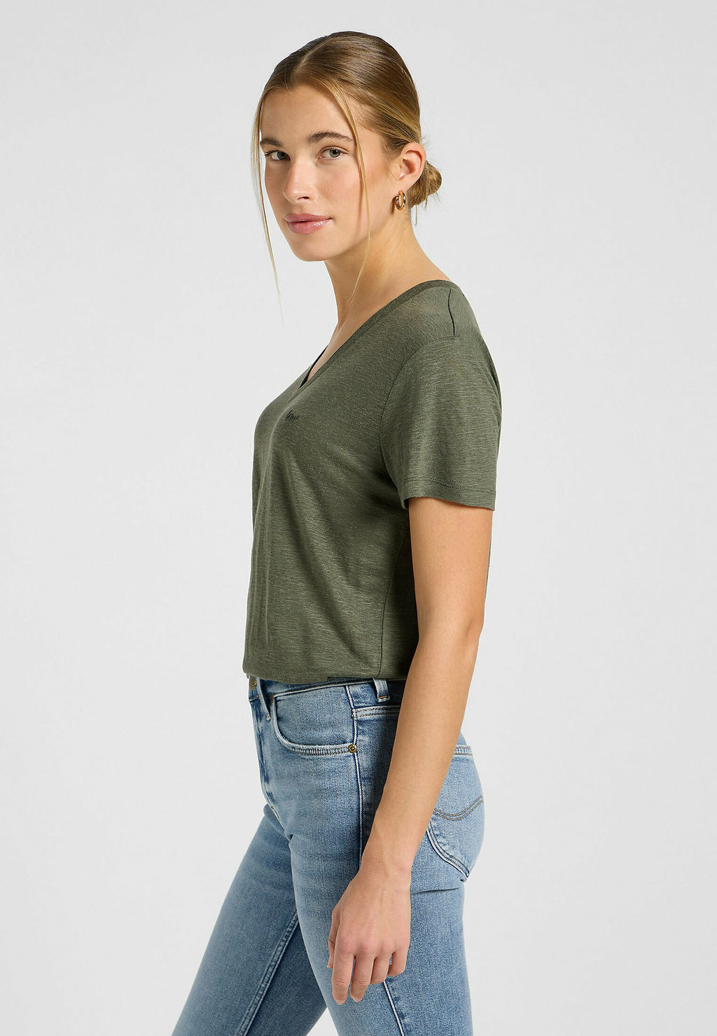 Lee SHORT SLEEVE V NECK TEE  REGULAR FIT