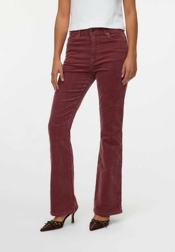 Vero Moda VMSIGA High rise Corduroy - Trousers - rose brown
