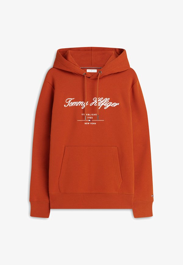 Tommy Hilfiger SCRIPT LOGO HOODY - BRAND LOVE - Hoodie - rusty ochre