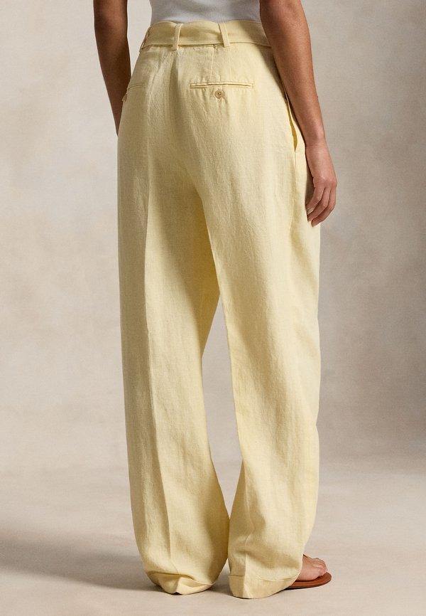 Polo Ralph Lauren BELTED LINEN BACALL PANT