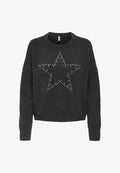 ONLY Knitted ONLRENATA Knitted - Jumper - dark grey melange