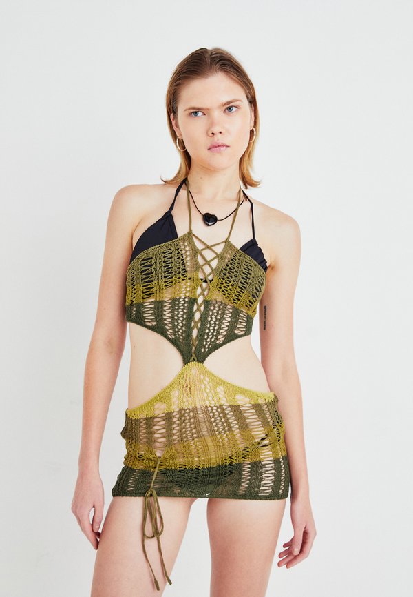 Jaded London AMIR HALTER MINI DRESS