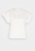ONLY ONLIRIS EMB  - Print T-shirt - cloud dancer