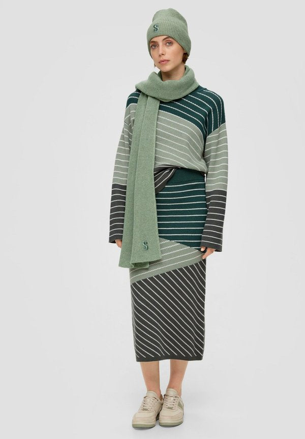 s.Oliver Scarf - salbeigrün