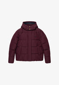 Superdry & Co SUPERDRY PREMIUM HOODED PUFFER JACKET.. - Winter jacket - fig purple