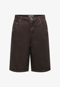 ONLY Denim ONLMATE-SILLA Loose Fit - Denim shorts - coffee bean