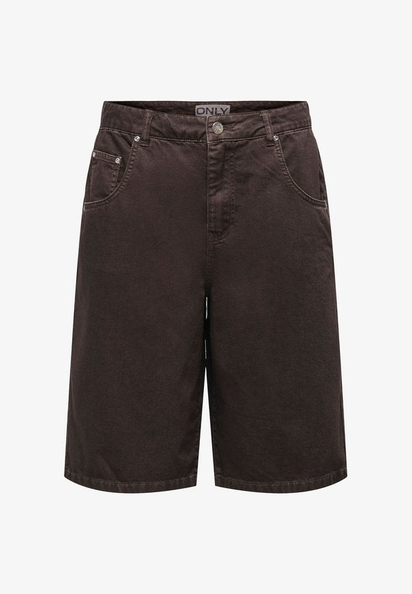 ONLY Denim ONLMATE-SILLA Loose Fit - Denim shorts - coffee bean