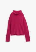 TOM TAILOR ROLLKRAGENPULLOVER - Jumper - dark pink melange