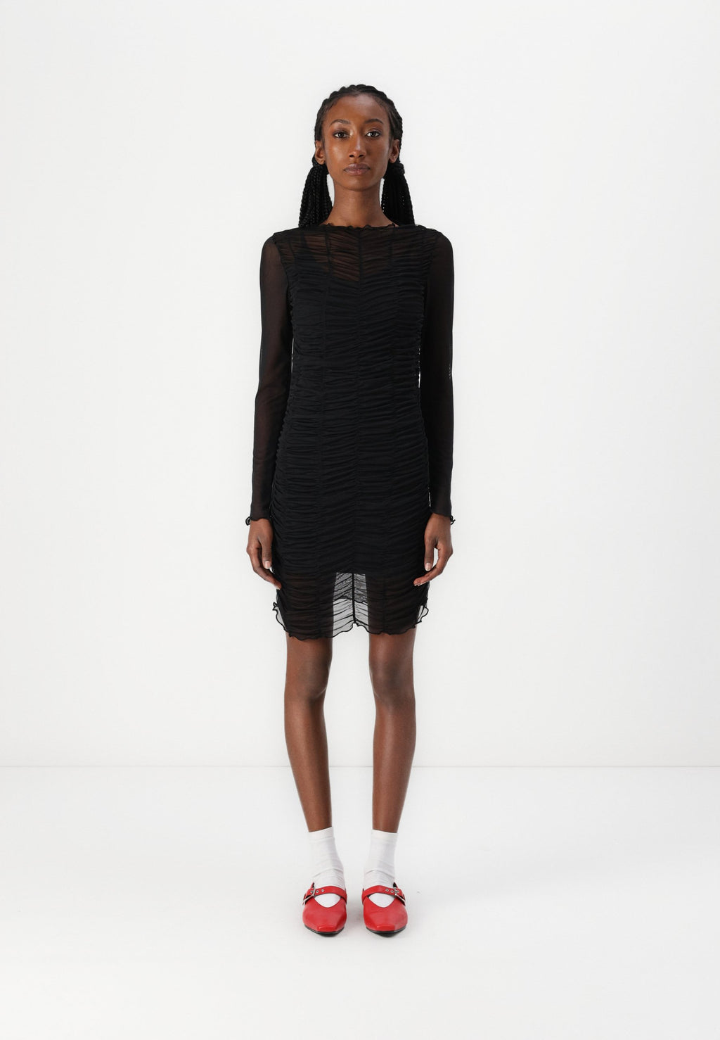 Noisy May NMJUDITH DRAPED SHORT DRESS