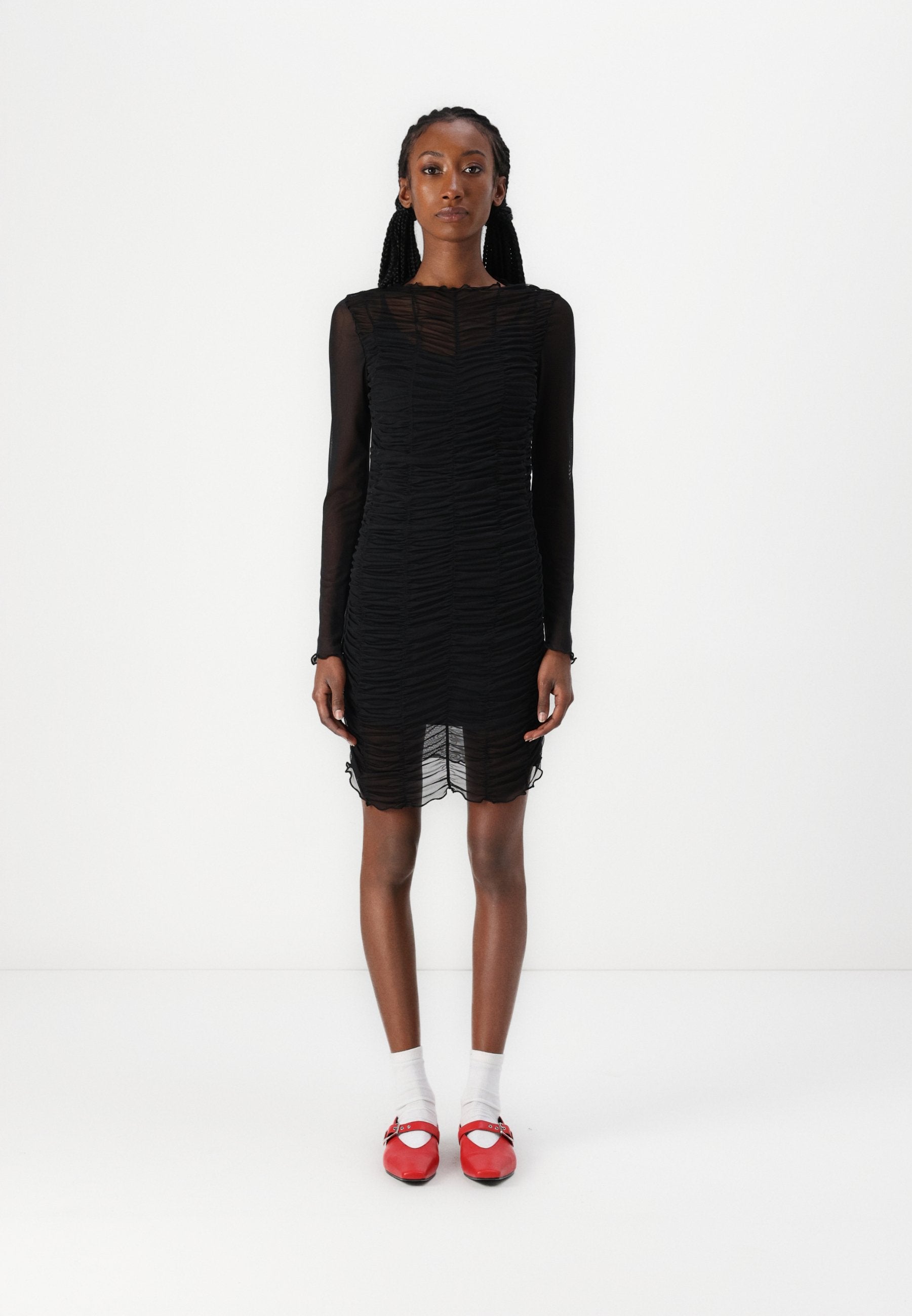 Noisy May NMJUDITH DRAPED SHORT DRESS
