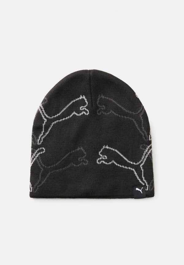 Puma CAT GRAPHIC LOW CROWN  CUFFLESS BEANIE UNISEX - Beanie - black