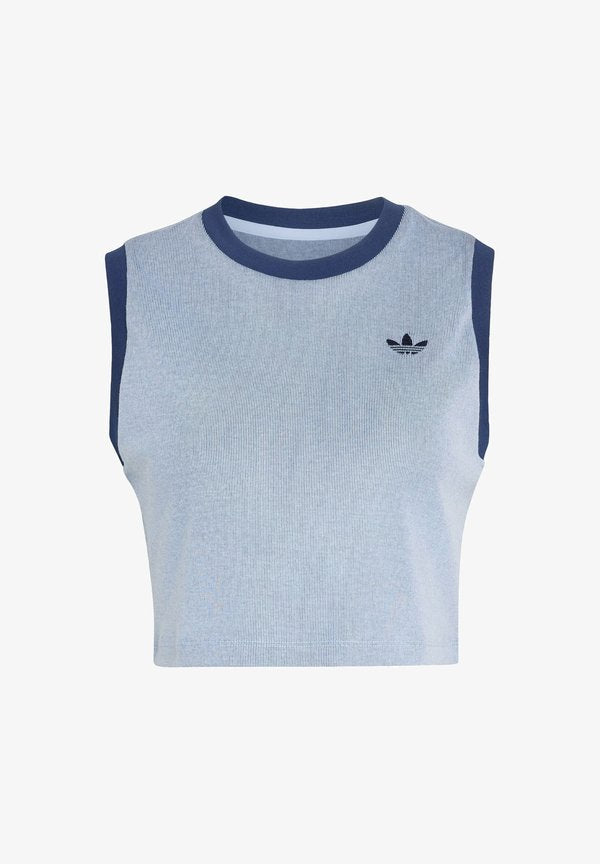 adidas Originals ADIDAS ORIGINALS HEATHER TANK - Top - night indigo blue dawn