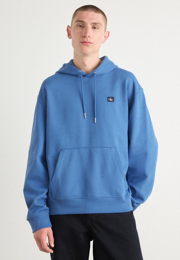 Calvin Klein Jeans BADGE - Hoodie - dull nile blue