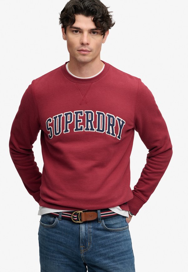 Superdry & Co SUPERDRY HERITAGE STRIPE WEBBING BELT.. - Belt - navy red stripe