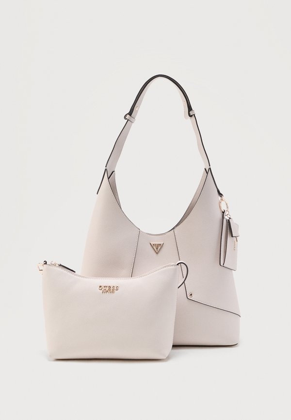 Guess DARCY HOBO 2 IN 1 - Tote bag - stone