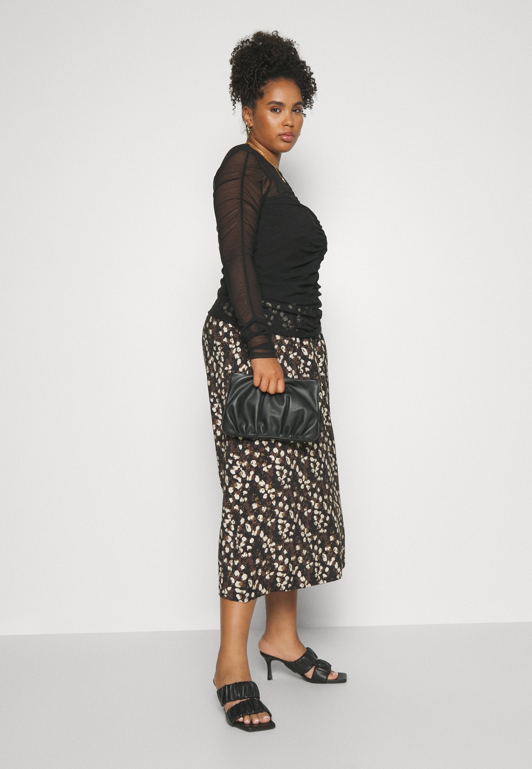Object Curve OBJLEONORA MIDI SKIRT