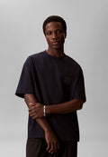 Calvin Klein CALVIN KLEIN RELAXED EMBLEM BADGE T-SHIRT - Basic T-shirt - dark sapphire