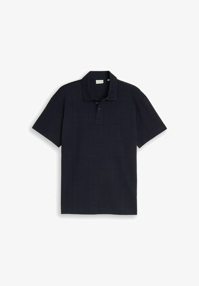 TOM TAILOR POLOSHIRT AUS JACQUARD - Polo shirt - sky captain blue