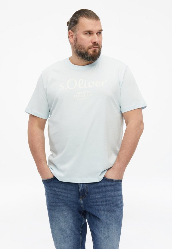 s.Oliver T-SHIRT - Print T-shirt - arktisblau