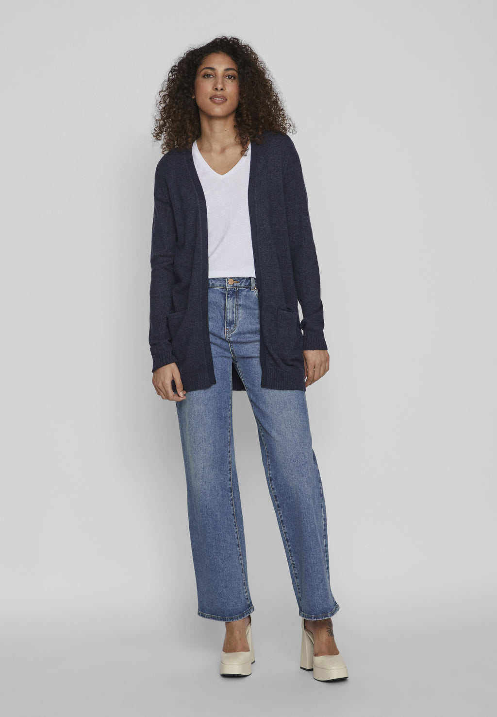 VILA VIRIL OPEN L/S KNIT CARDIGAN - NOOS