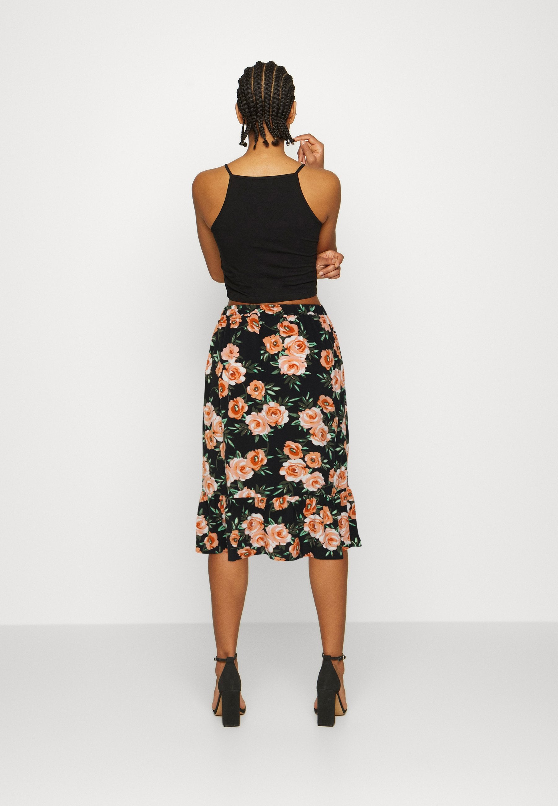VILA VIDOTTIAS MIDI RUFFLE SKIRT