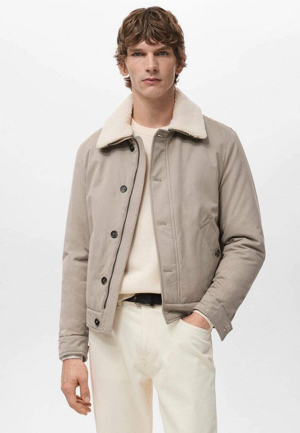 Mango Winter jacket - sand