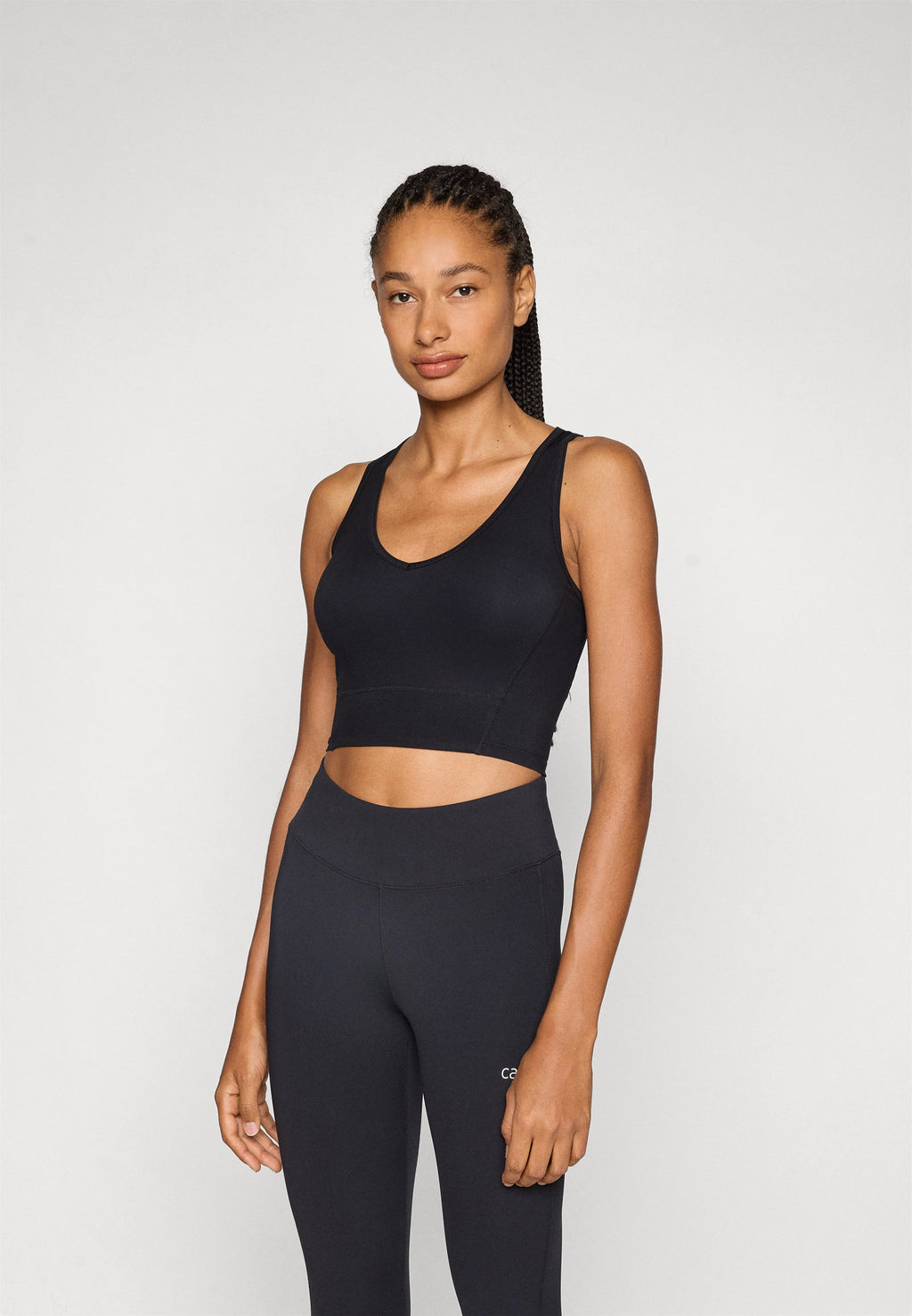 ICANIWILL IGNITE CROPPED V NECK TANK