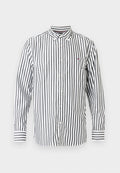 Tommy Hilfiger TH FLEX REGULAR FIT STRIPE POPLIN SHIRT - Shirt - black / stripe