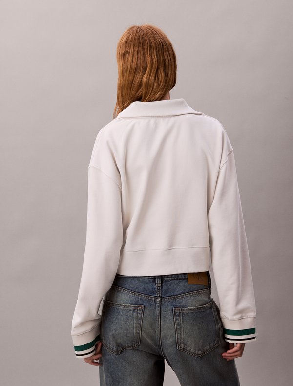 Calvin Klein SPORT ZIP SWEATER WITH GRAPHIC