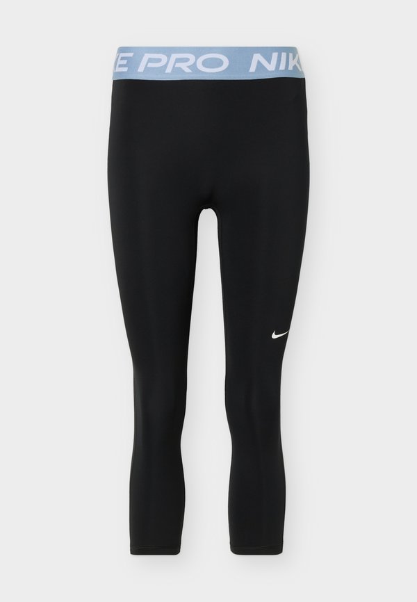Nike Performance 365 CROP TIGHT - Leggings - black/work blue/white
