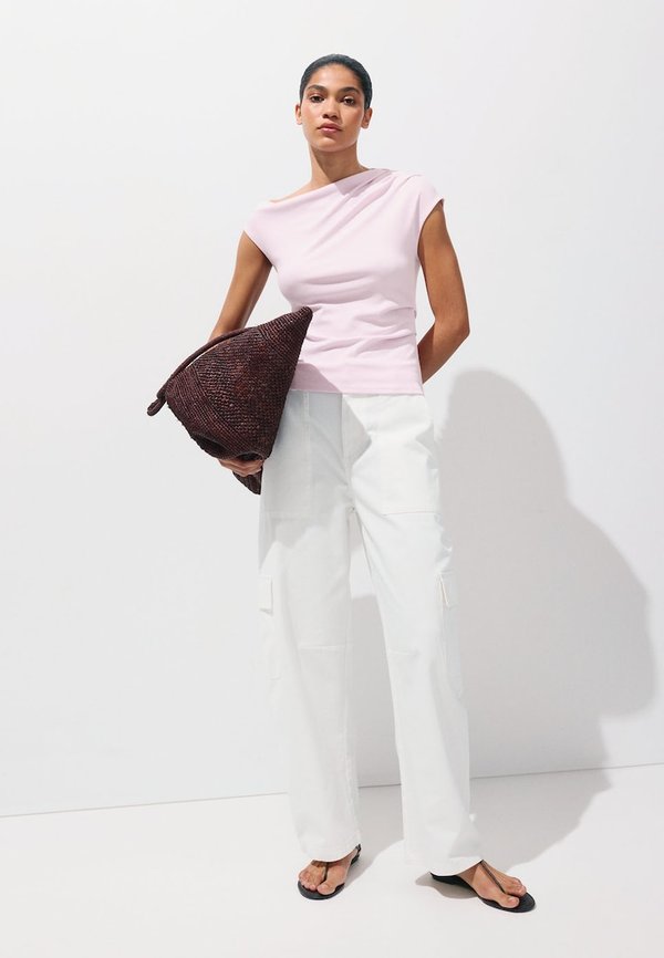 Mango ADULT - Basic T-shirt - pink
