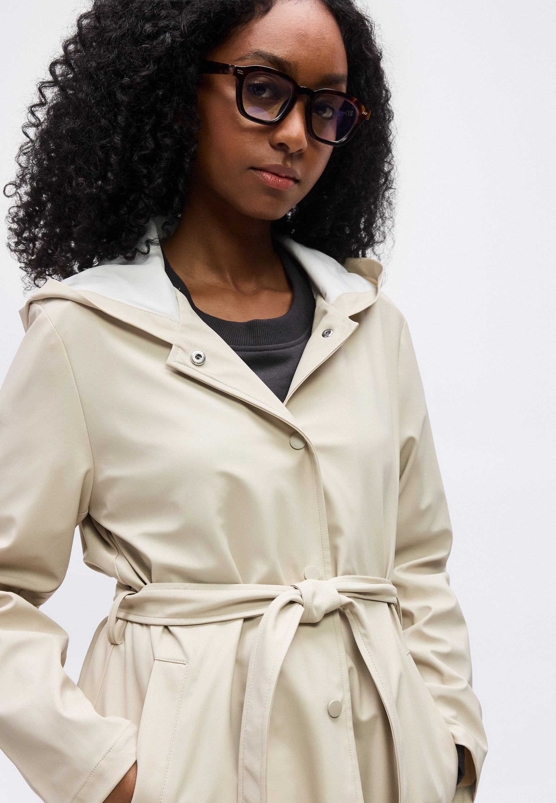 ONLELISA BELTED RAIN COAT Media 5