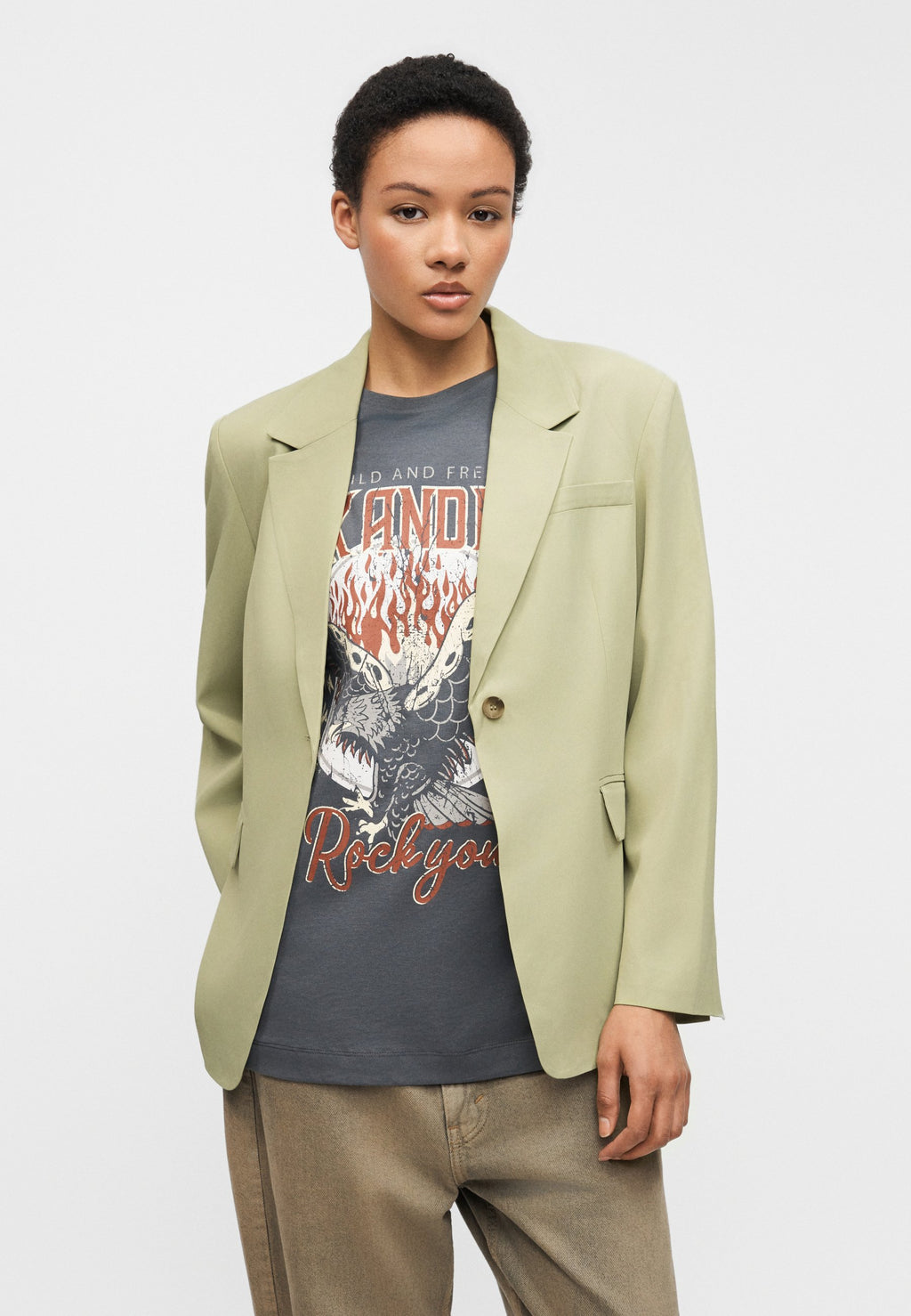 Selected Oversized belted