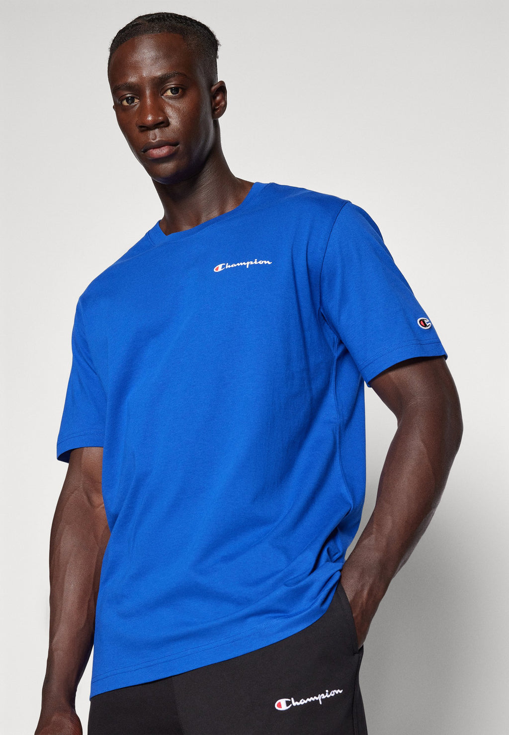 Champion ICONS CREWNECK WITH SMALL LOGO