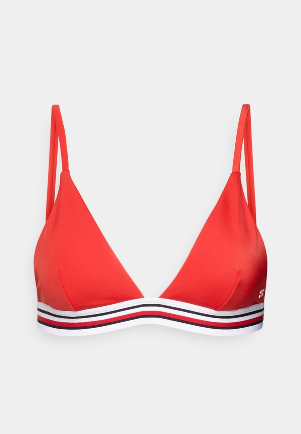 Tommy Hilfiger GLOBAL STRIPE TRIANGLE BIKINI TOP - Bikini top - fireworks
