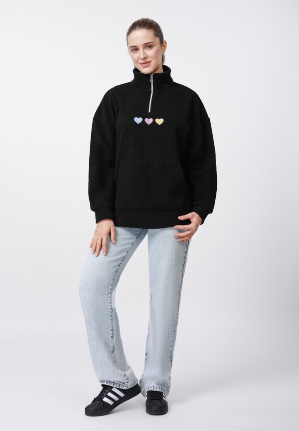 Even&Odd TEDDY QUARTER ZIP SWEATER