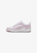 Puma REBOUND V6 LOW UNISEX  - Trainers - white rose mauve